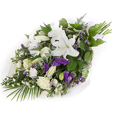 White &amp; Purple Bouquet
