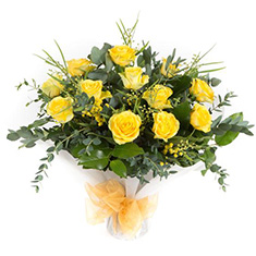 Dozen Long Stemmed Yellow Roses